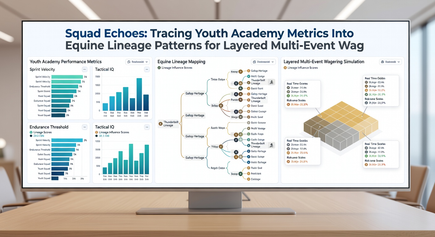 Detailed charts showing youth academy speed metrics aligned with horse pedigree lineage patterns
