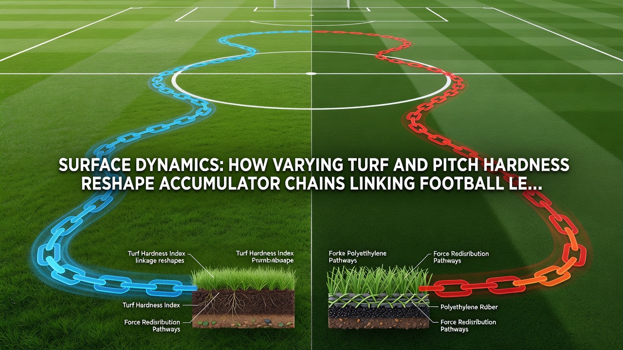 Data charts displaying turf hardness effects on football and racing outcomes